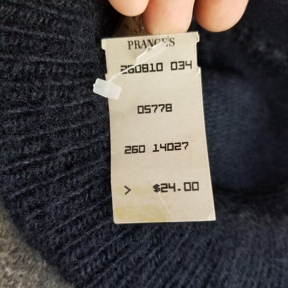 ✅VTG ARIS KNITS Thermal Puff Acrylic Sweater Knit Small Brim Cloche Bucket Hat - Picture 8 of 8